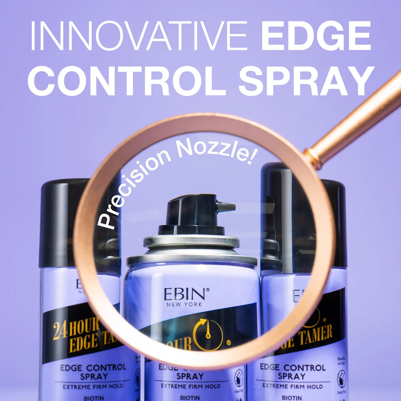 Ebin New York 24 Hour Edge Tamer Extreme Firm Hold Edge Control Spray