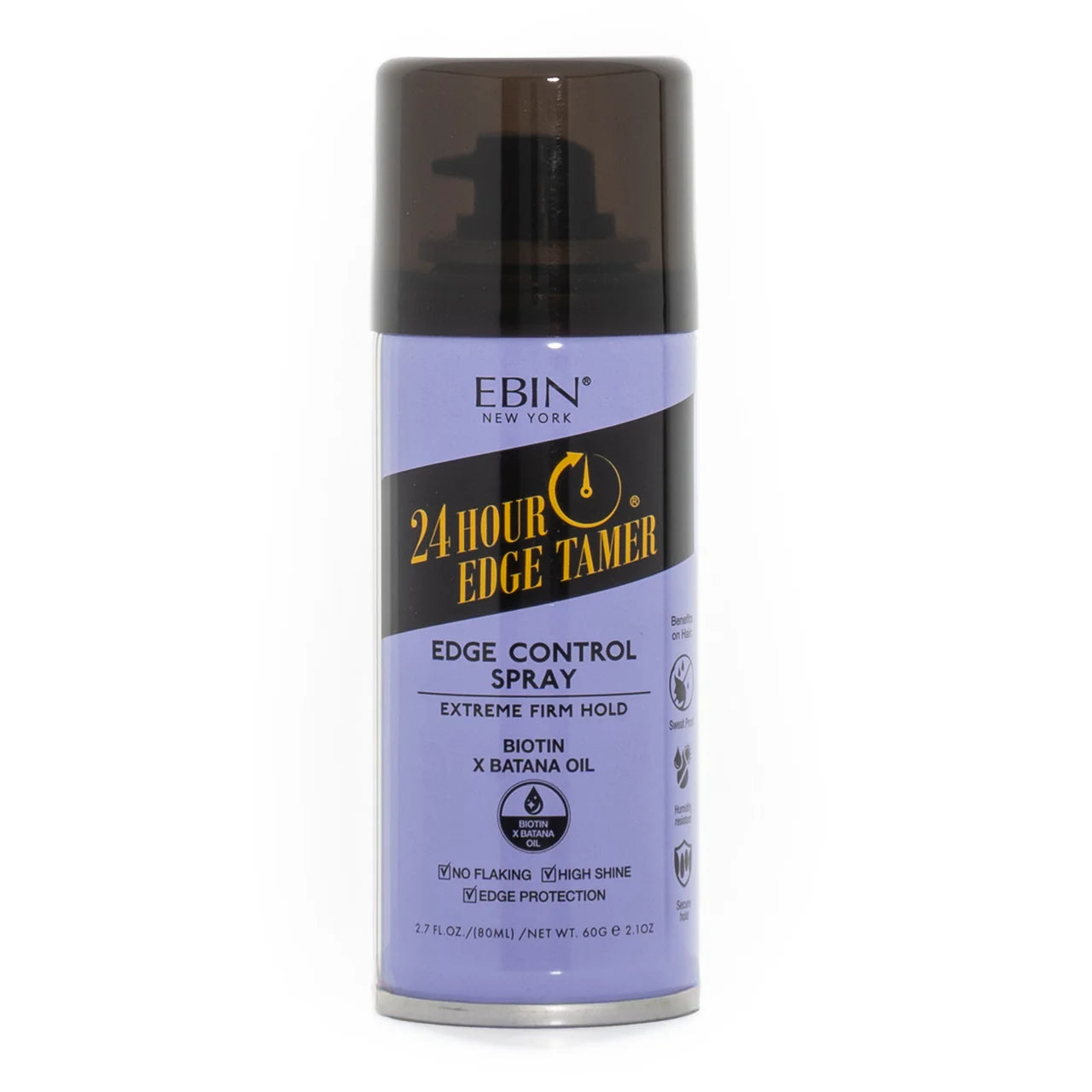 Ebin New York 24 Hour Edge Tamer Extreme Firm Hold Edge Control Spray 80ml