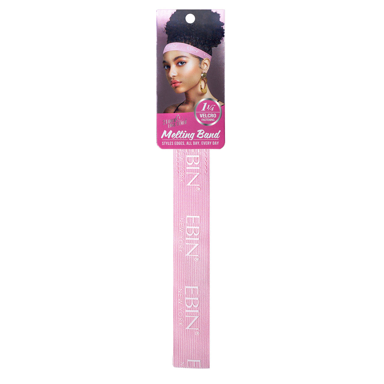 Ebin New York 24 Hour Edge Tamer Melting Band - Regular Pink
