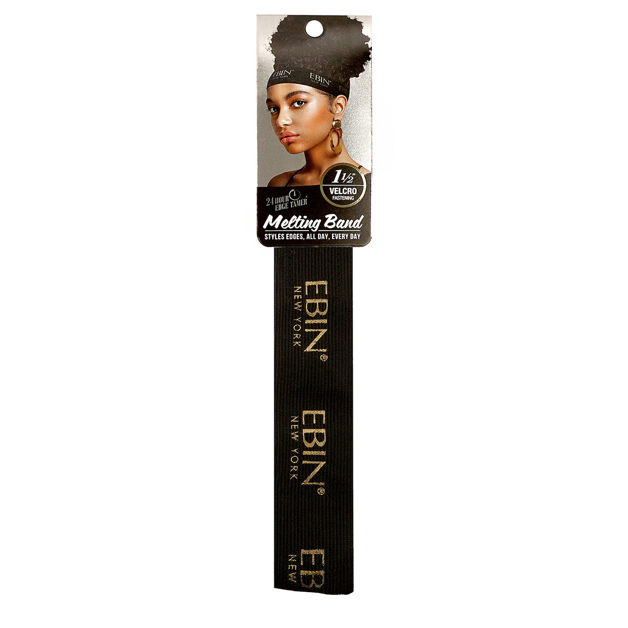 Ebin New York 24 Hour Edge Tamer Melting Band - Wide Black