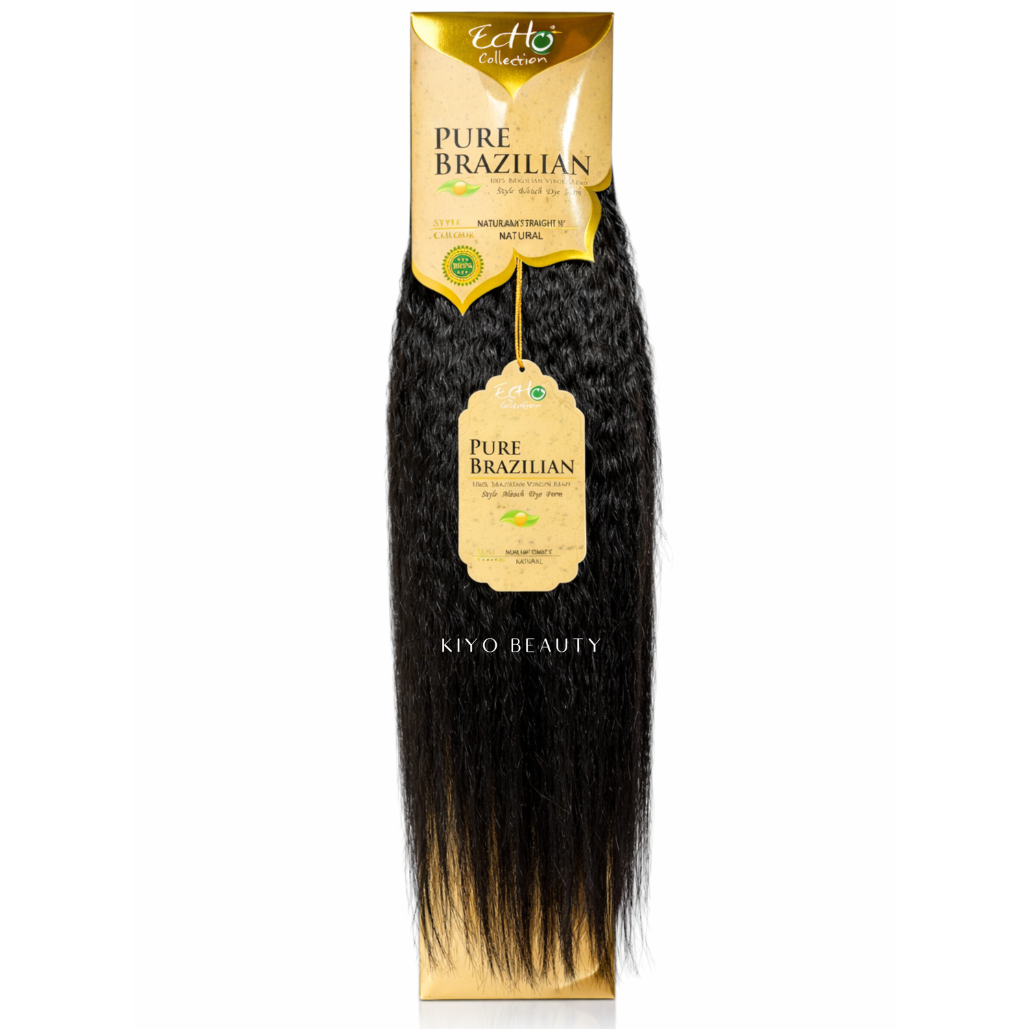 Echo Collection 100% Brazilian Virgin Remy Natural Kinky Straight