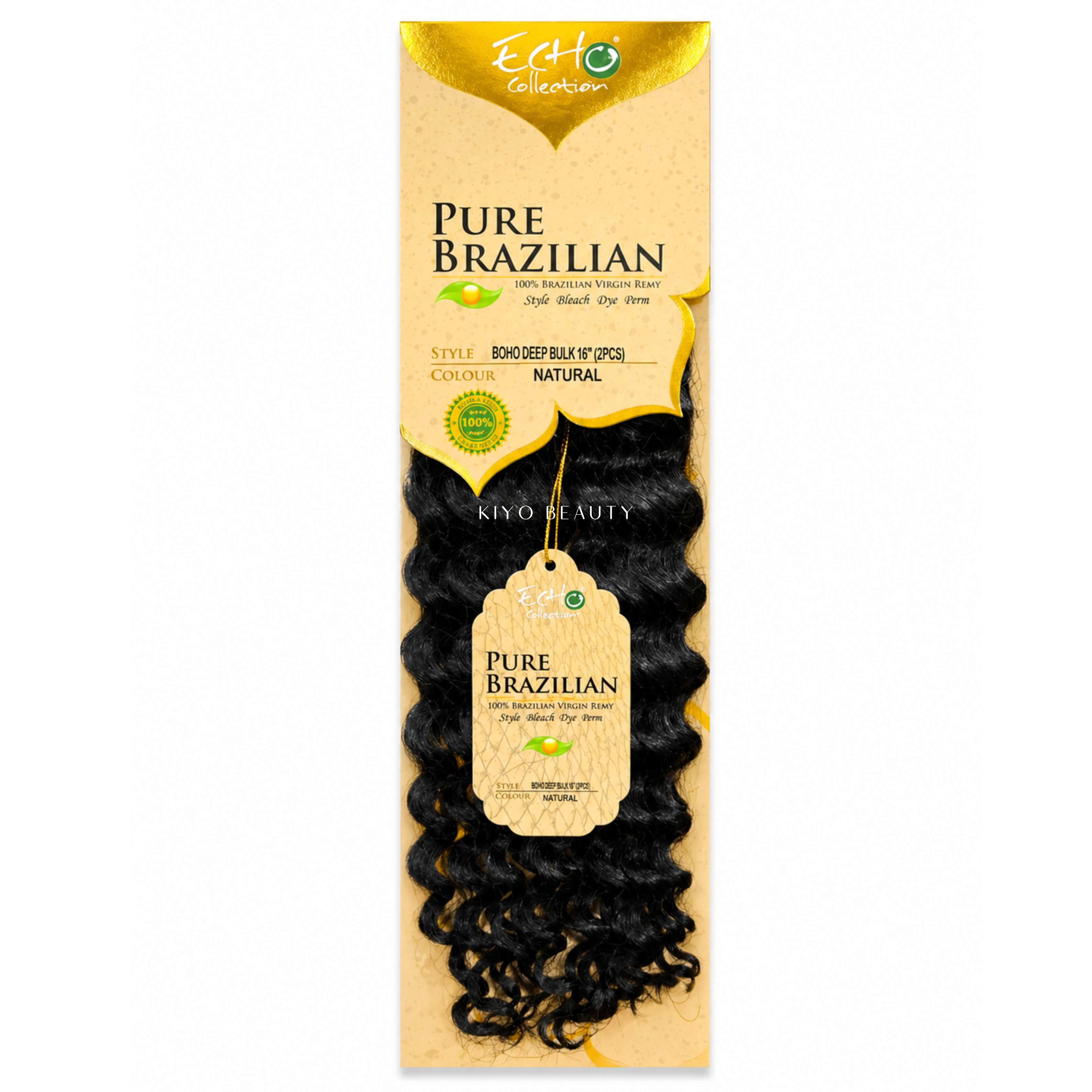 Echo Collection 100% Pure Brazilian Boho Deep Bulk (2pc)