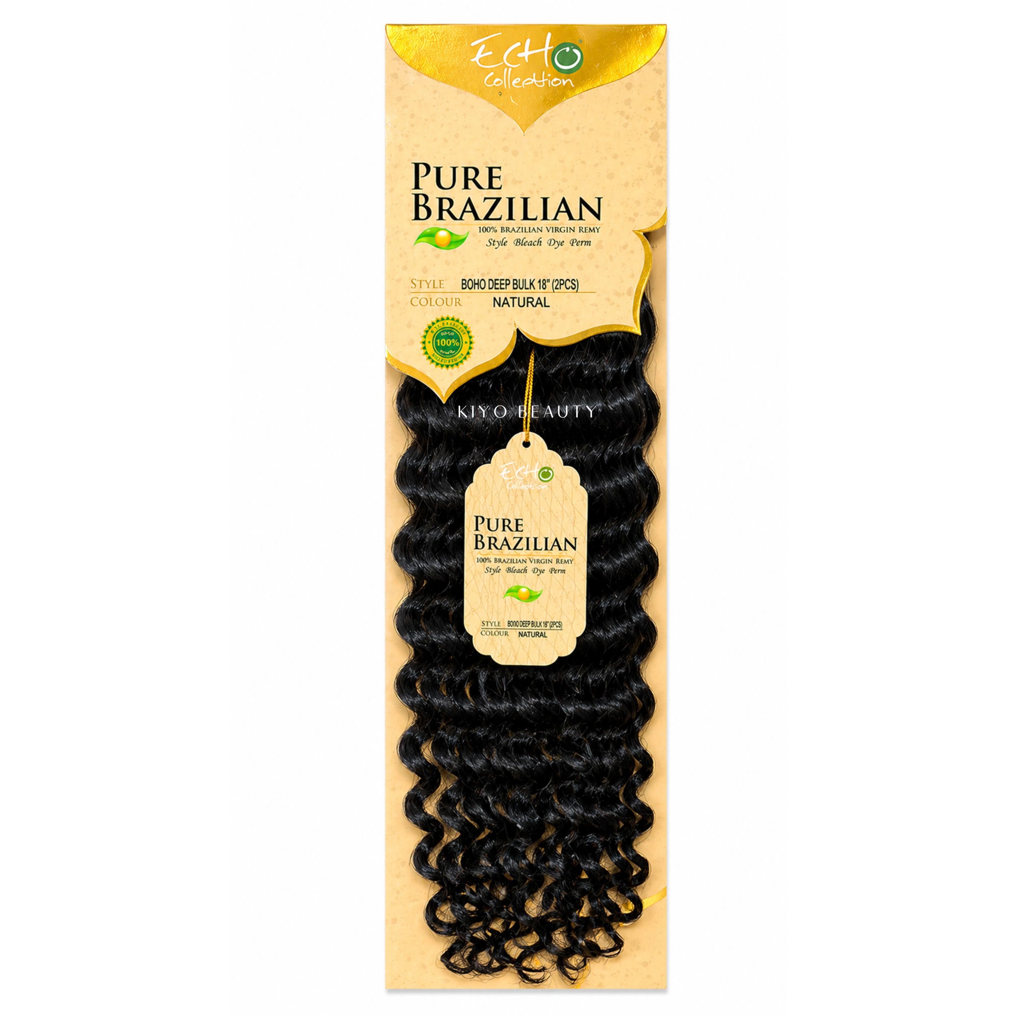 Echo Collection 100% Pure Brazilian Boho Deep Bulk (2pc)