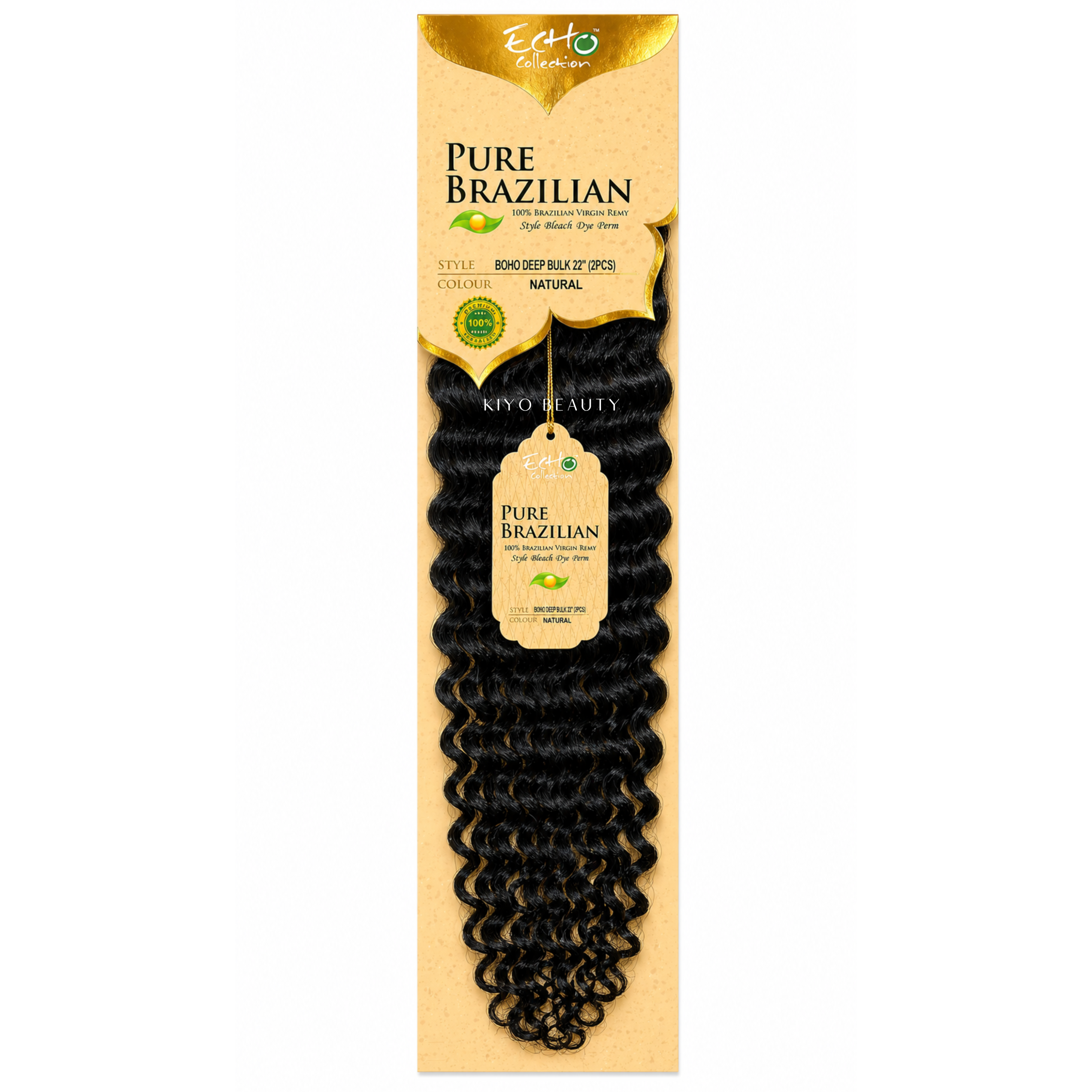Echo Collection 100% Pure Brazilian Boho Deep Bulk (2pc)