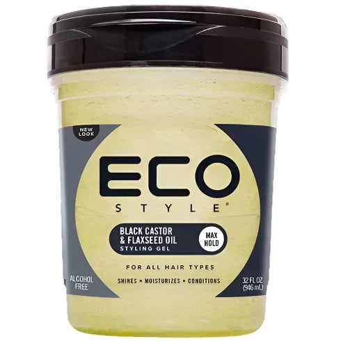 Eco Style Black Castor Oil & Flaxseed Oil Styling Gel Max Hold