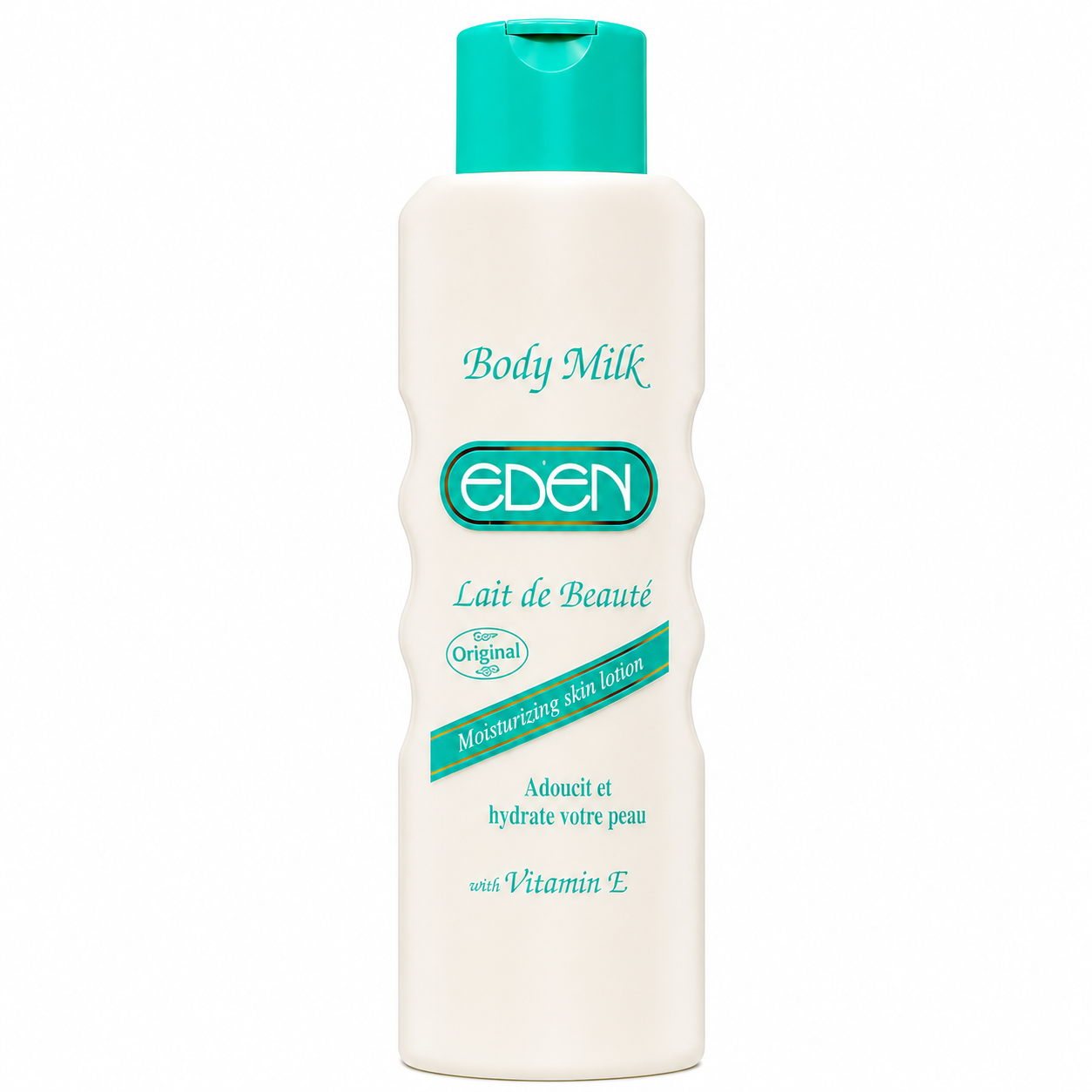 Eden Body Milk With Vitamin E 750ml – original body lotion that deeply hydrates, softens and nourishes dry skin for long-lasting moisture and smooth, healthy-looking skin.