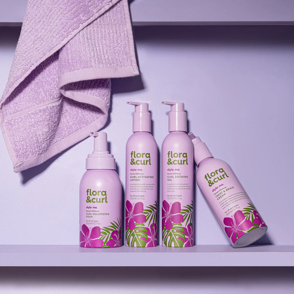 Flora & Curl Sweet Hibiscus Curl Defining Gel