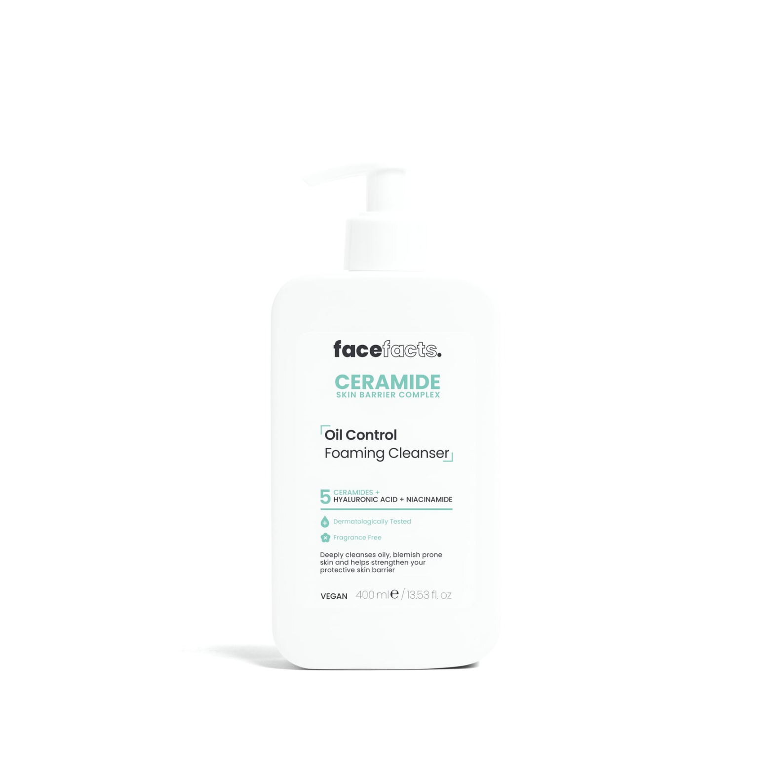 Facefacts Ceramide Oil Control Foaming Cleanser 400ml