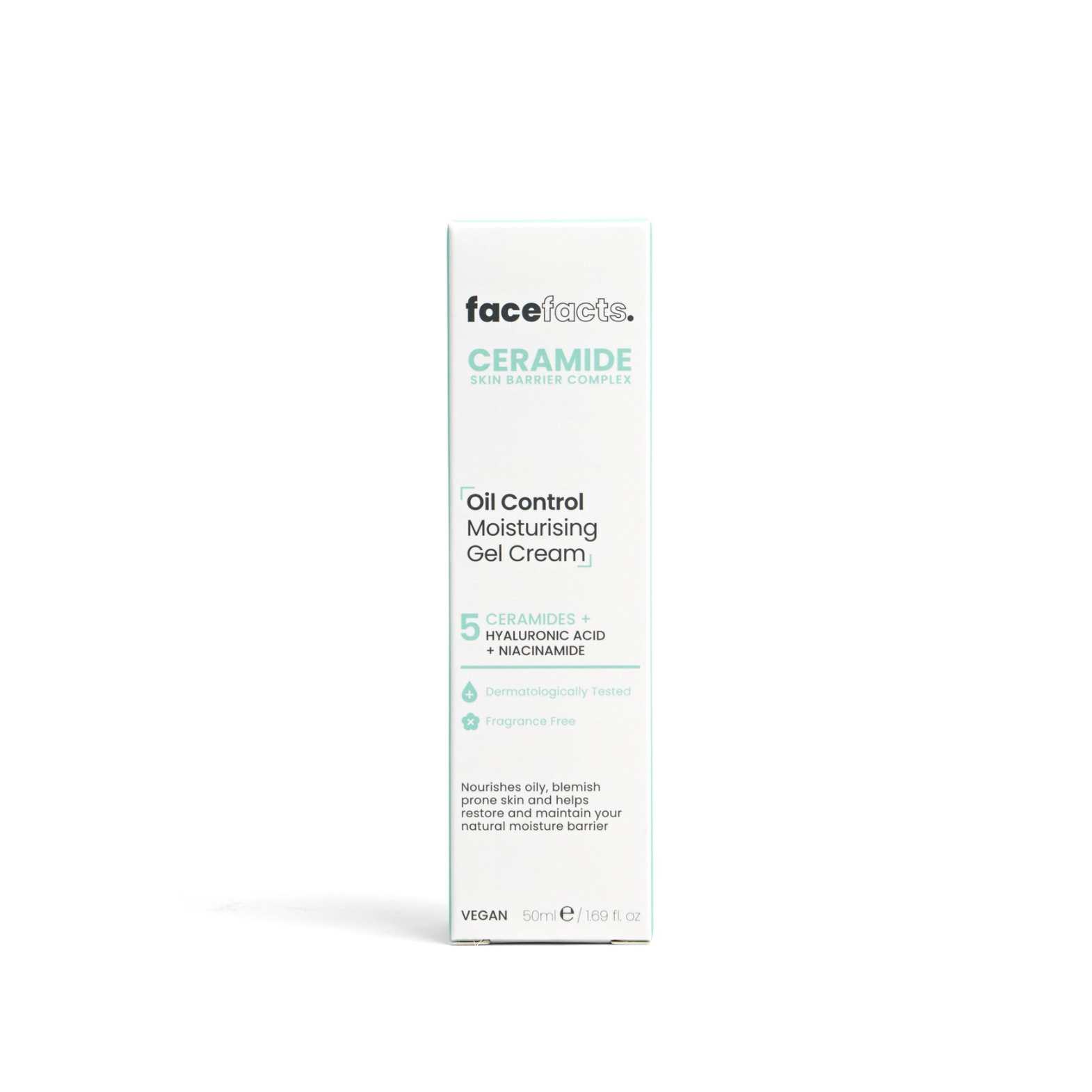 Facefacts Ceramide Oil Control Moisturising Gel Cream 50ml