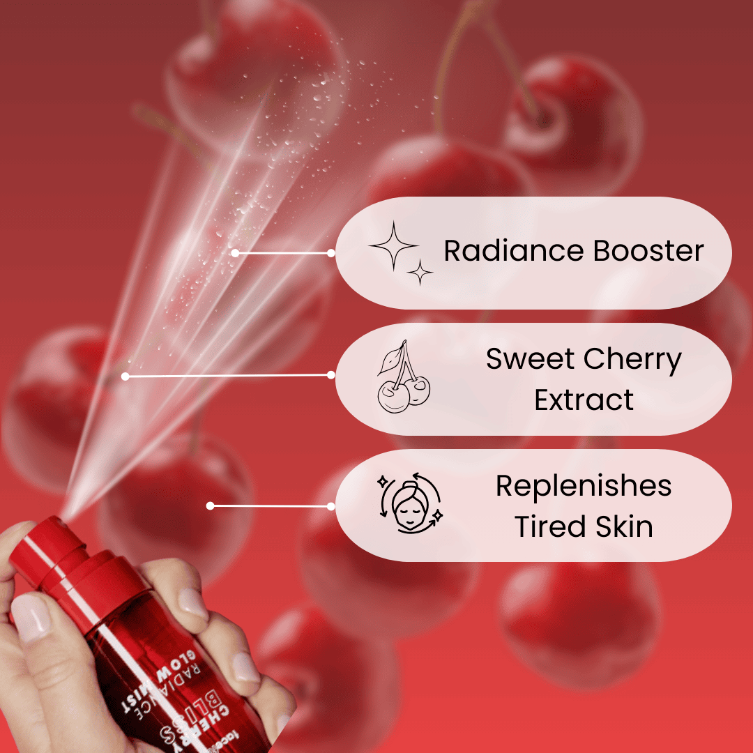 Facefacts Cherry Bliss Radiance Glow Mist 80ml