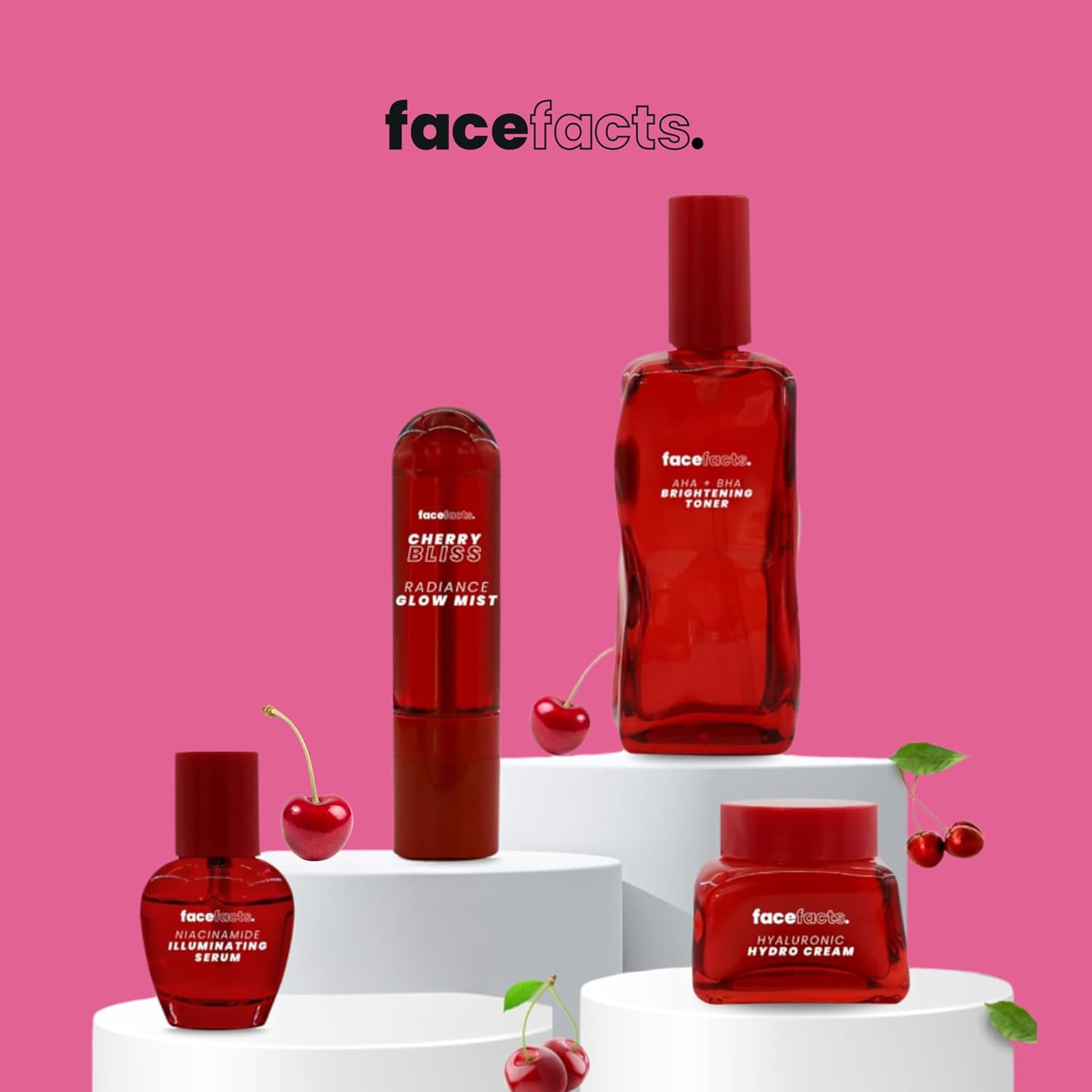 Facefacts Cherry Bliss Radiance Glow Mist 80ml