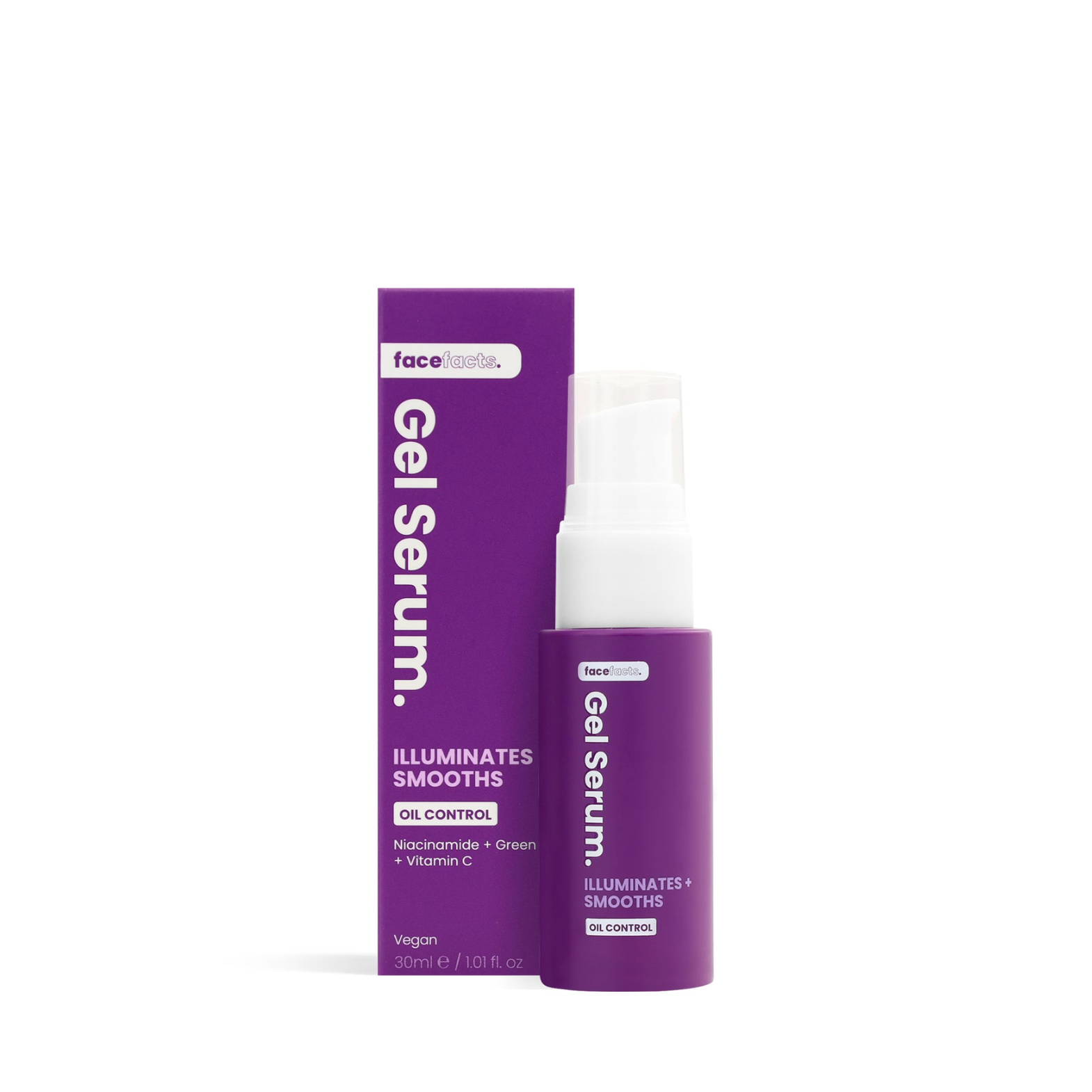 Facefacts Illuminates & Smooths Oil Control Gel Serum 30ml
