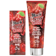Fiesta Sun Black Cherry Crush 50X Dark Tanning Lotion available in 22ml sachet and 236ml tube at Kiyo Beauty