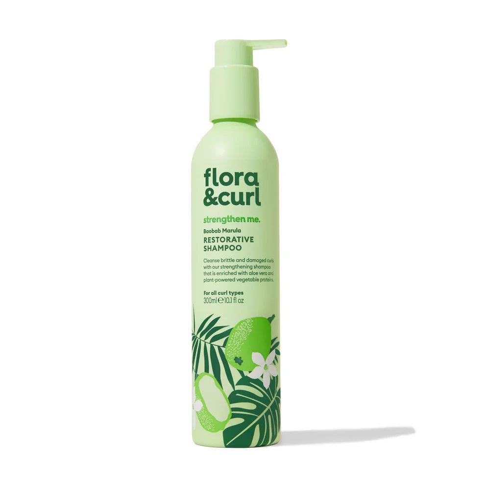 Flora &amp; Curl Baobab Marula Restorative Shampoo 300ml