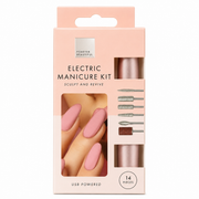 Forever Beautiful Electric Manicure Kit with USB powered nail drill, 14-piece manicure and pedicure accessory set for nail care