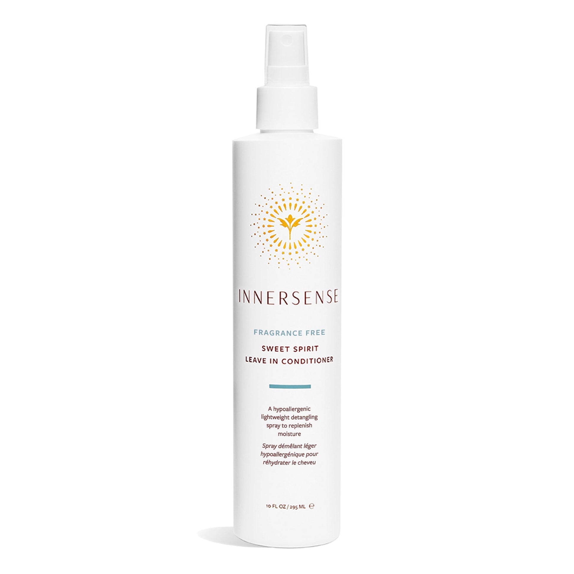 Lightweight Leave-In Detangling Mist for Dry & Frizzy Hair. innersense sweet spirit leave in conditioner fragrance free