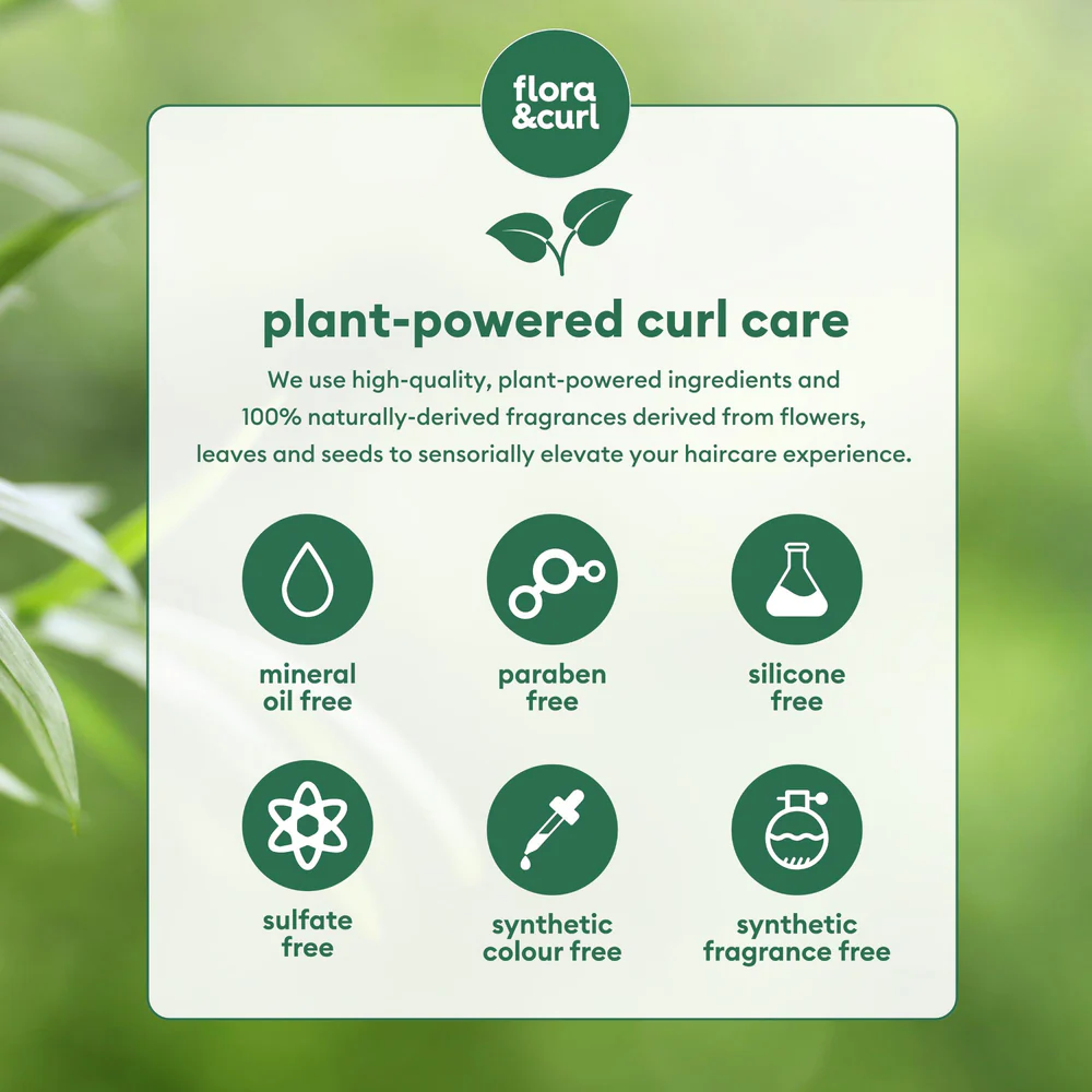 Flora &amp; Curl Coconut Mint Scalp Refresh Pre-Shampoo Oil 100ml