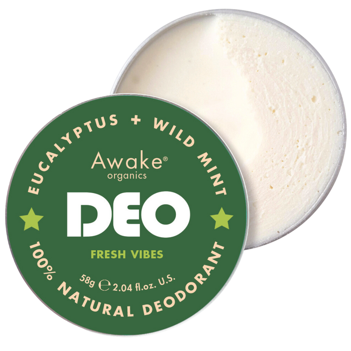 Awake Organics Deo Natural Deodrant Fresh Vibes Eucalyptus + Wild Mint 58g