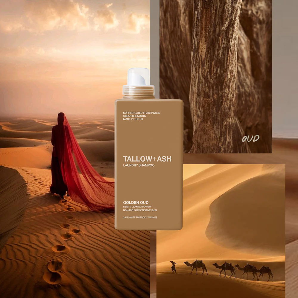 Tallow + Ash Golden Oud Laundry Shampoo 800ml