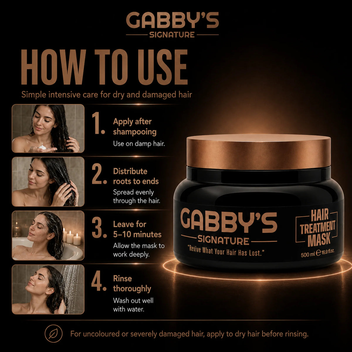 Gabby's Signature 12-In-1 Hair Treatment Mask 500ml