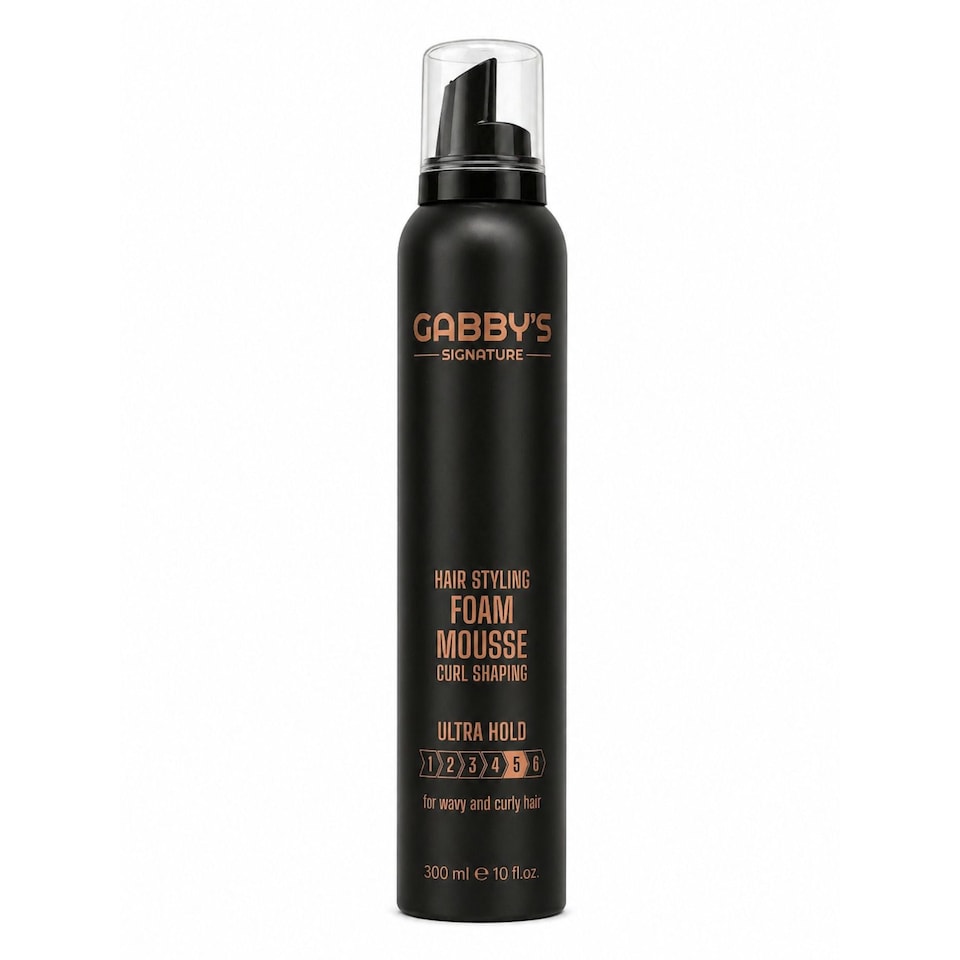 Gabby's Signature Hair Styling Foam Mousse Curl Shaping Ultra Hold 300ml