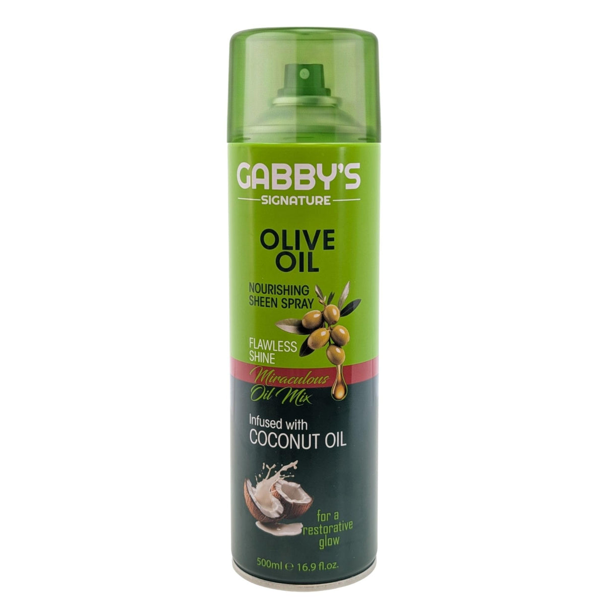 Gabby's Signature Nourishing Olive Oil Sheen Spray Infused With Coconut Oil 500ml