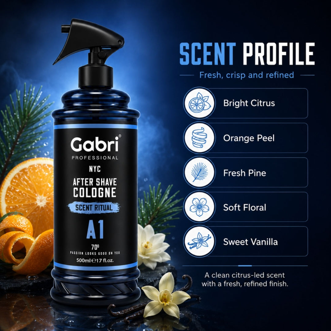 Gabri Professional A1 After Shave Cologne Scent Ritual 500ml