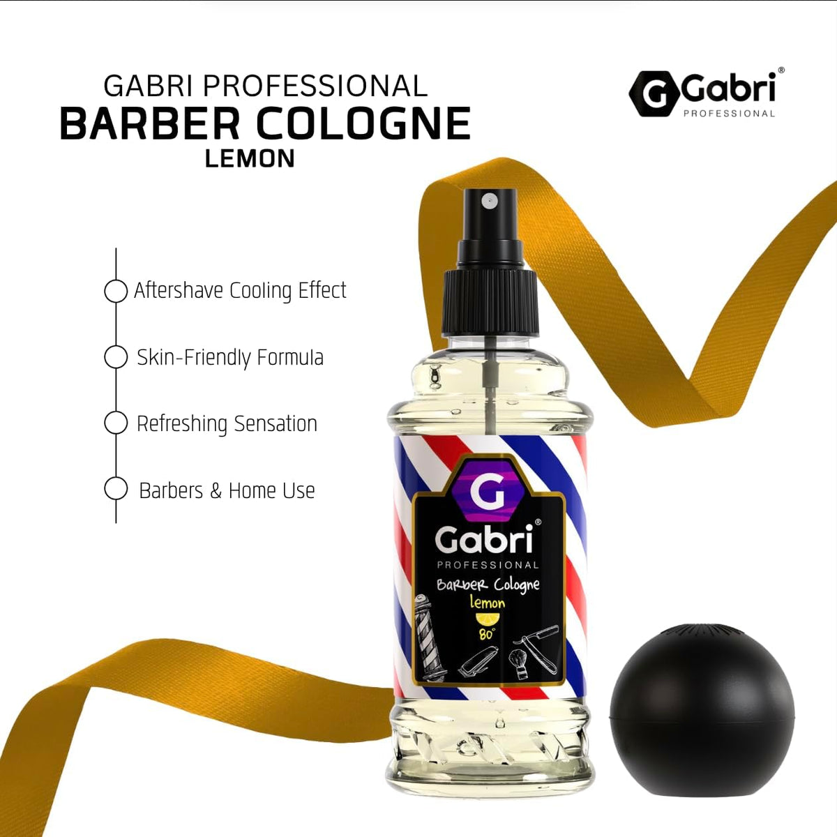 Gabri Professional After Shave Cologne Lemon
