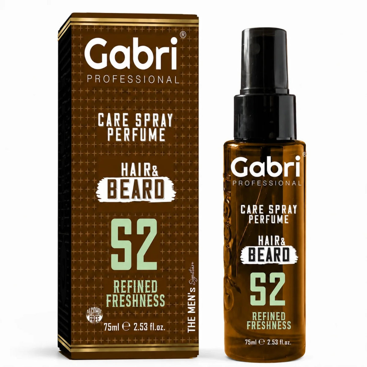 Gabri Professional S2 Hair & Beard Care Spray Perfume Refined Freshness 75ml