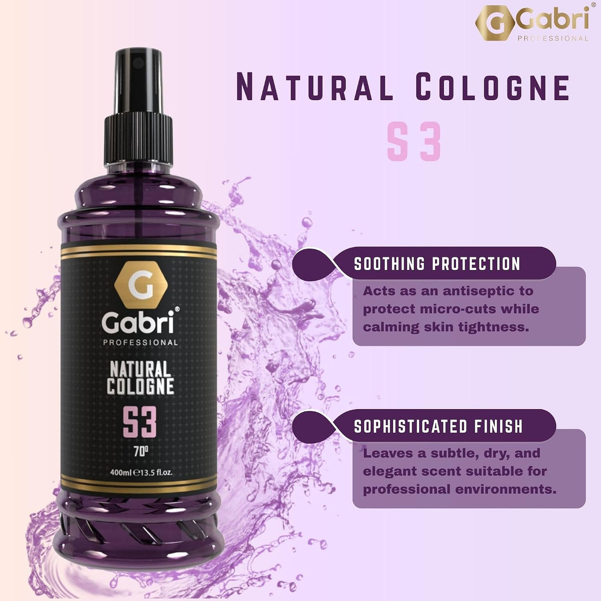 Gabri Professional S3 Sweet Amber After Shave Cologne 400ml