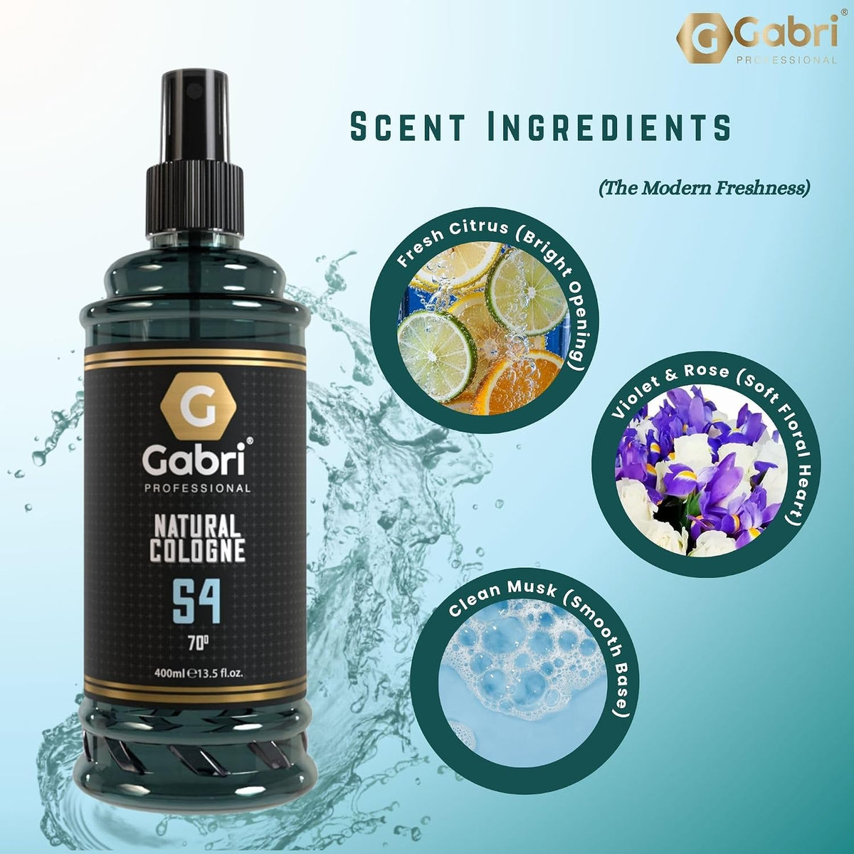 Gabri Professional S4 Floral Woody After Shave Cologne 400ml