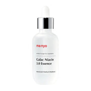 Skincare serum bottle labeled 'ma:nyo Galac Niacin 3.0 Essence' on a white background