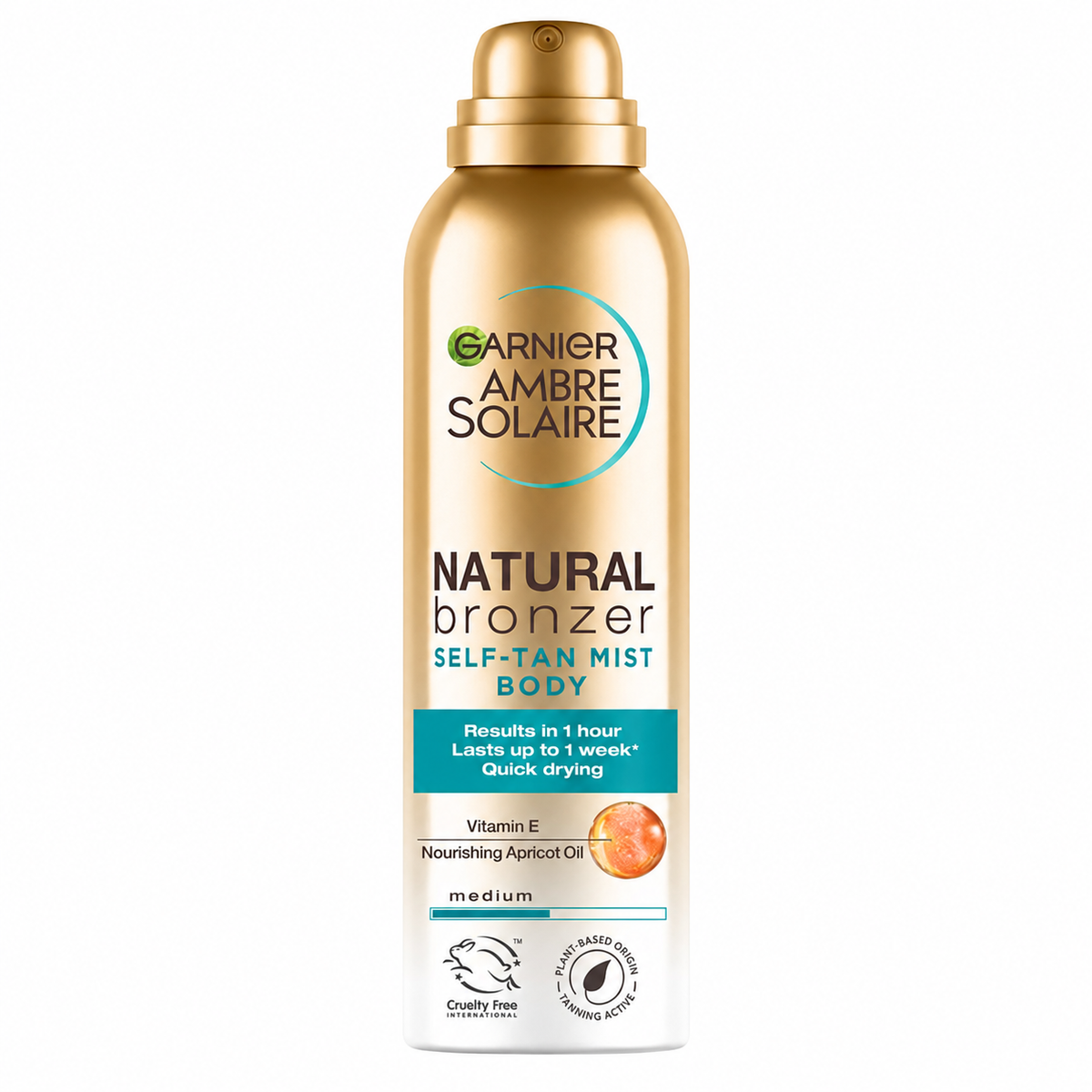 Garnier Ambre Solaire Natural Bronzer Medium Self-Tan Body Mist 150ml