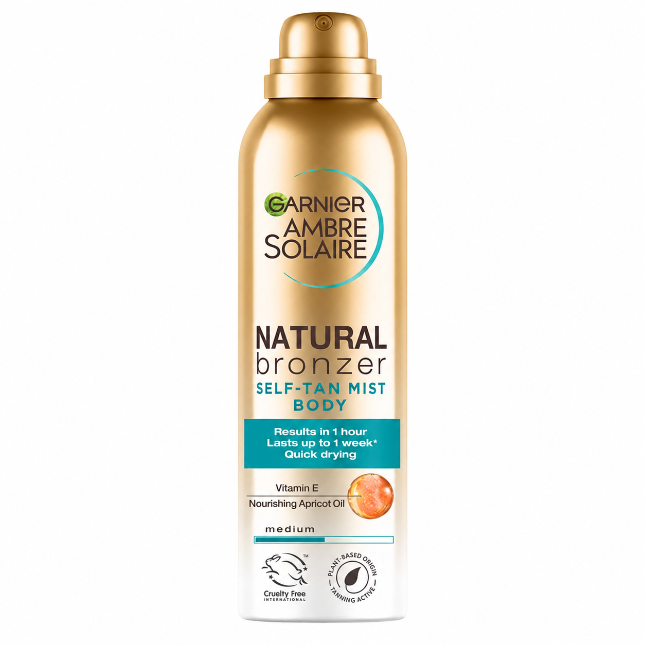 Garnier Ambre Solaire Natural Bronzer Medium Self-Tan Body Mist 150ml