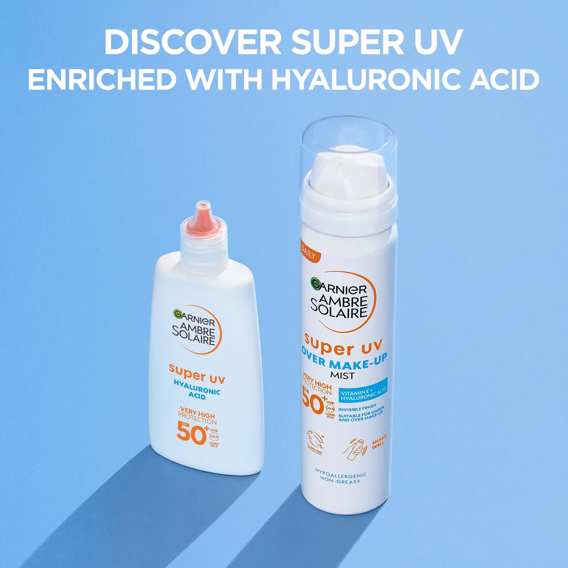 Garnier Ambre Solaire Super UV Over-Makeup Face Mist SPF50+ 75ml