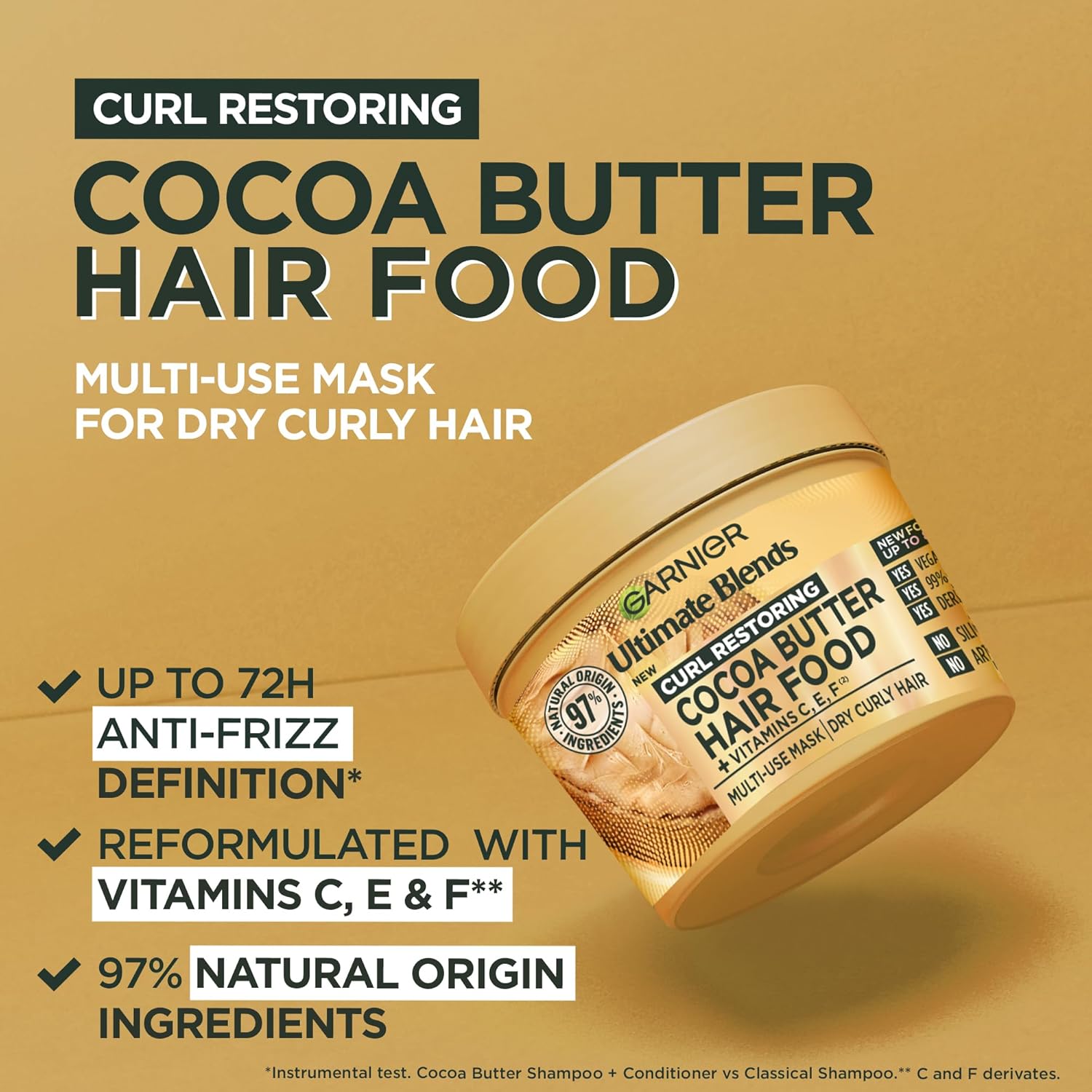 Garnier Cocoa Butter Hair Food 3-in-1 Mask 400ml