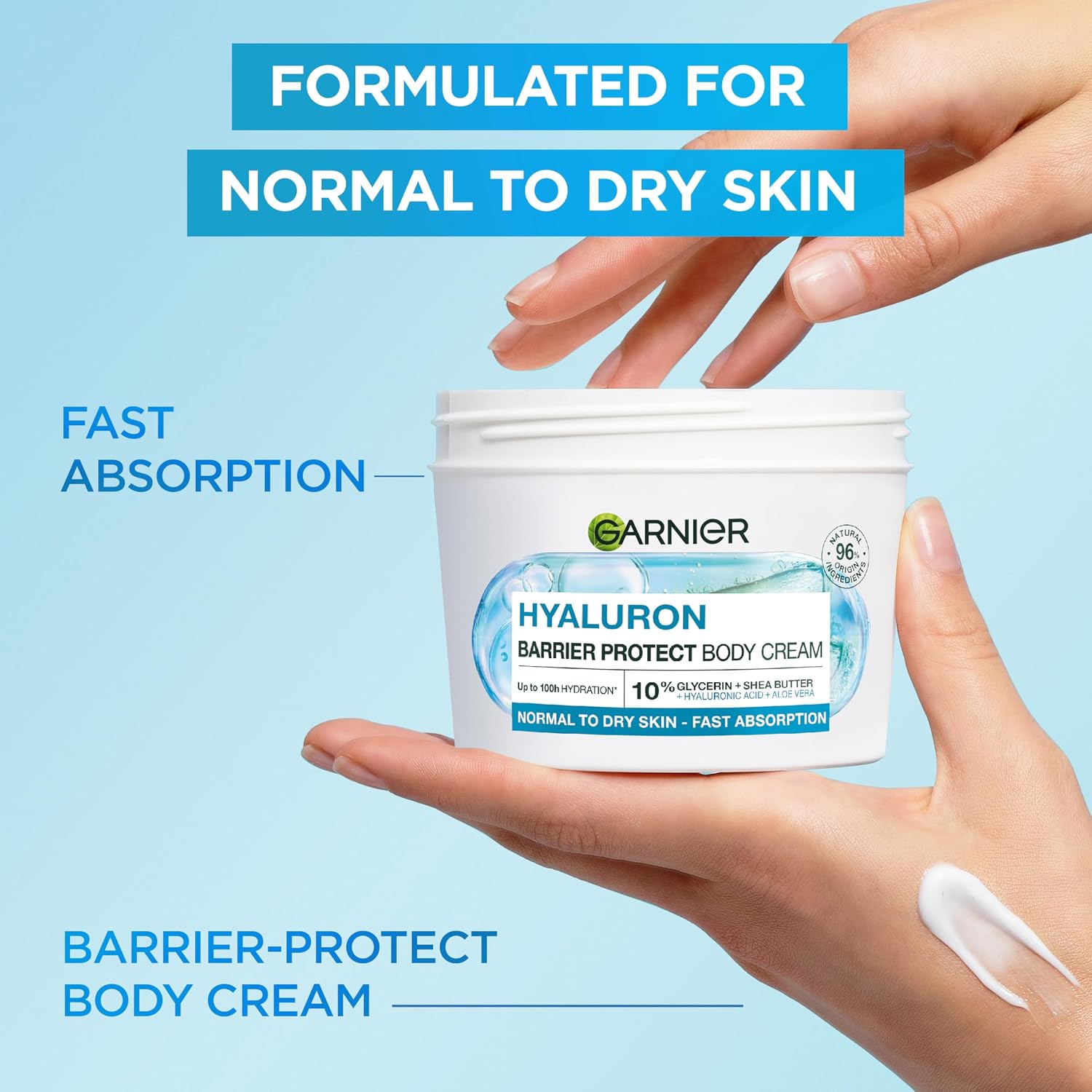 Garnier Hyaluron Barrier Protect Body Cream 380ml