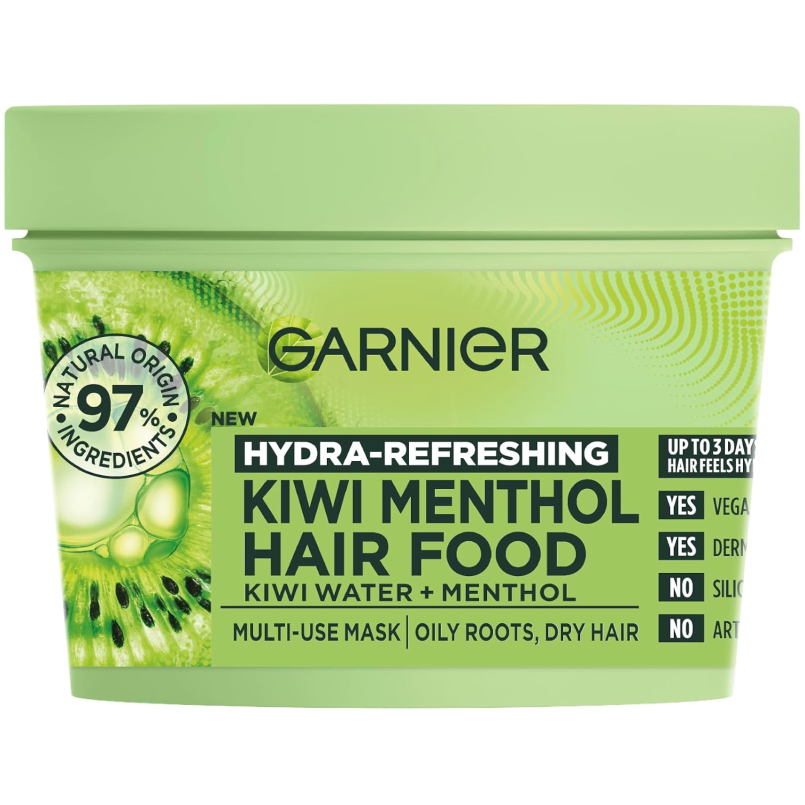 Garnier Kiwi And Menthol Hair Food 3-in-1 Mask 400ml