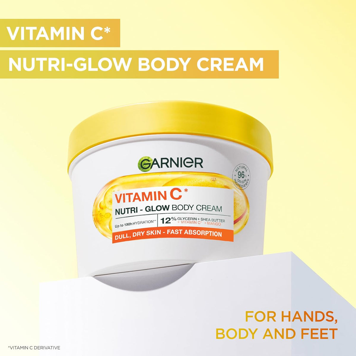 Garnier Vitamin C Nutri-Glow Body Cream 380ml