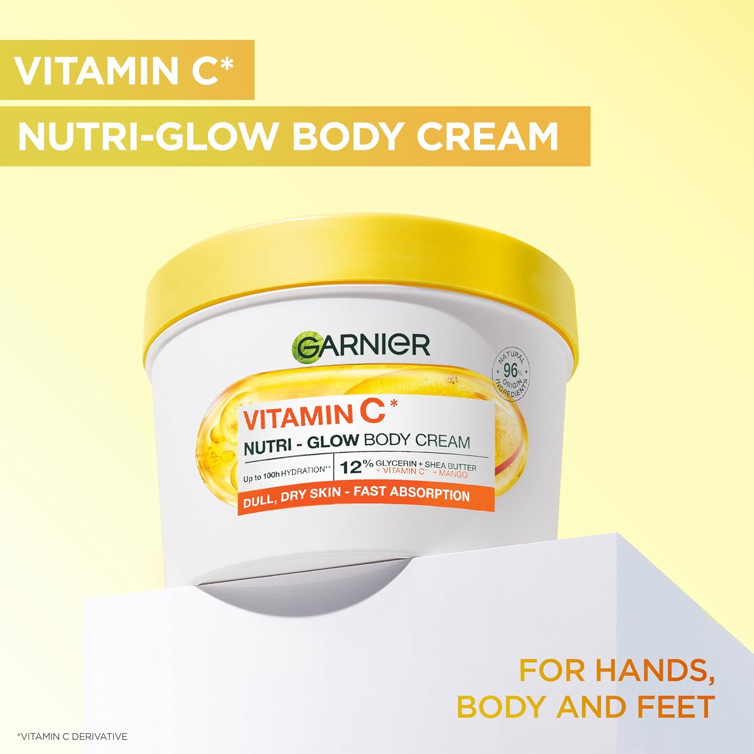 Garnier Vitamin C Nutri-Glow Body Cream 380ml