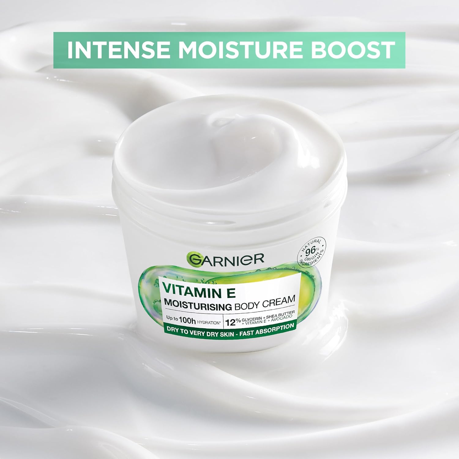 Garnier Vitamin E Moisturising Body Cream 380ml