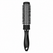 Glamour Studio 29mm Thermal Radial Brush in black with ceramic vented barrel for faster blow drying, adding volume, smoothing and creating curls.