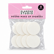 Glamour Studio Round Make Up Sponges 8 Pack