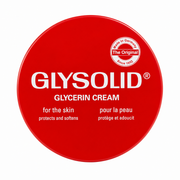 Glysolid Glycerin Cream tin – original German skin cream that protects, softens and deeply moisturizes dry skin with glycerin for hands, feet and body.
