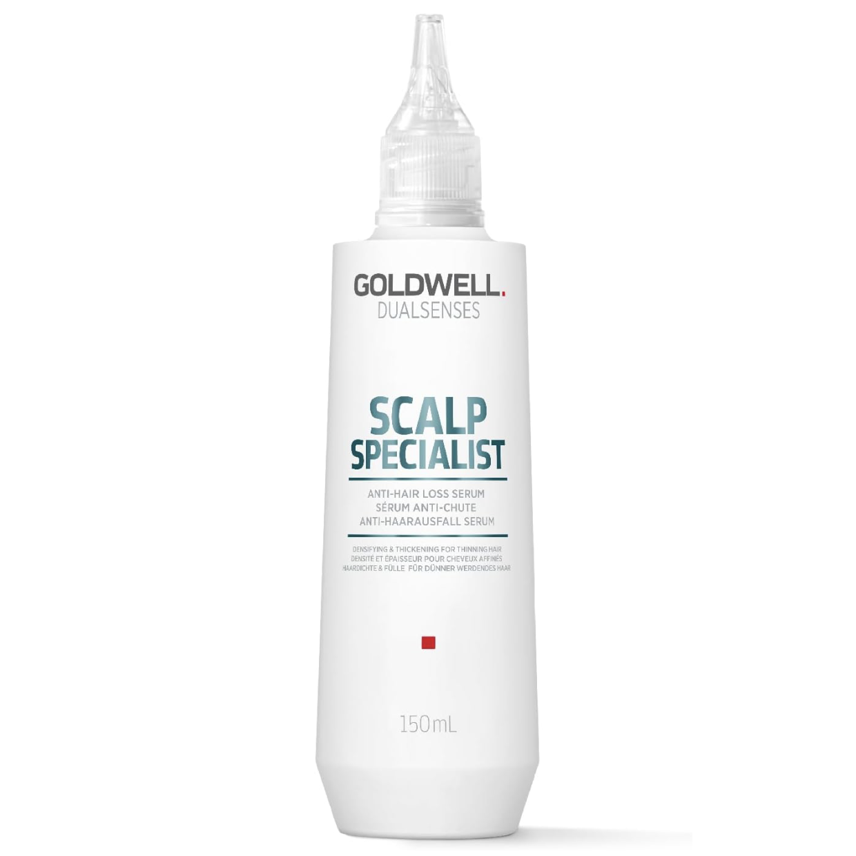 Goldwell Dualsenses Scalp Specialist Anti-Hair Loss Serum 150ml for thinning hair, designed to strengthen roots, improve hair density and reduce hair loss.