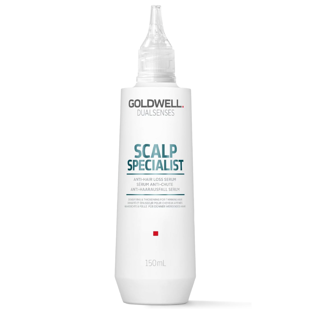 Goldwell Dualsenses Scalp Specialist Anti-Hair Loss Serum 150ml for thinning hair, designed to strengthen roots, improve hair density and reduce hair loss.