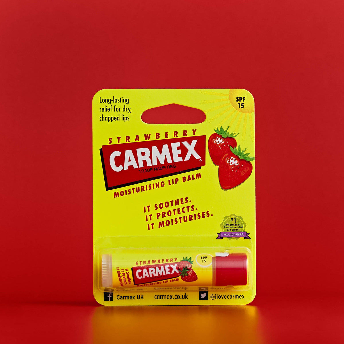 Carmex Strawberry Click Stick 4.25g