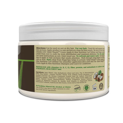 Taliah Waajid Green Apple &amp; Aloe Nutrition Curl Definer 12oz