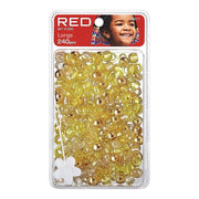 Red By Kiss Large Hair Beads (240pcs)