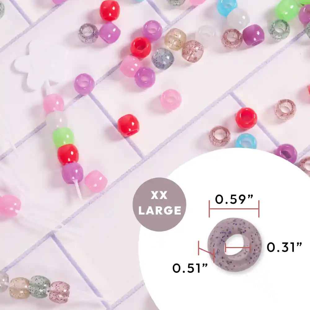 Red By Kiss Glow In The Dark Hair Beads